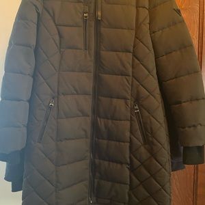 Guess Army Green Winter Coat